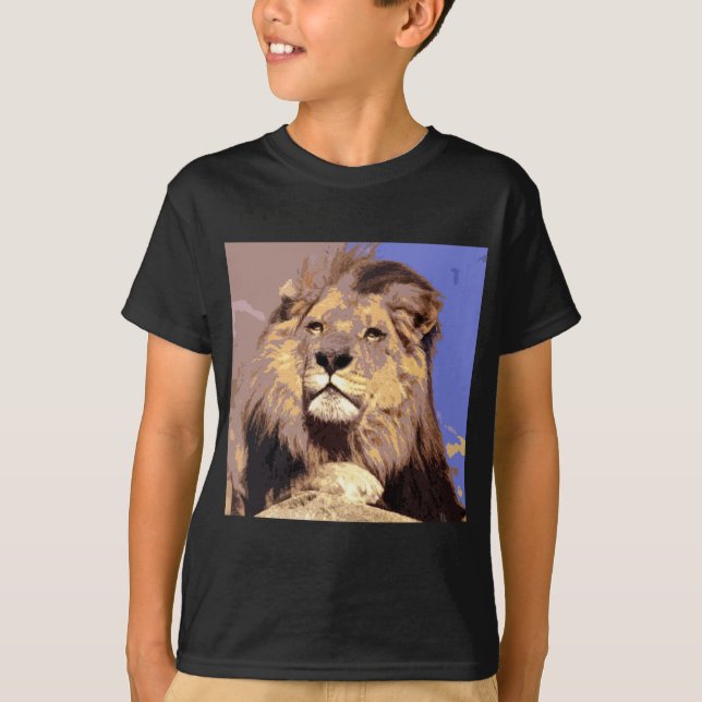 Camiseta León africano (Anverso)