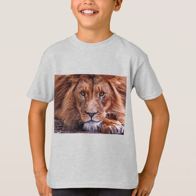 Camiseta León africano (Anverso)