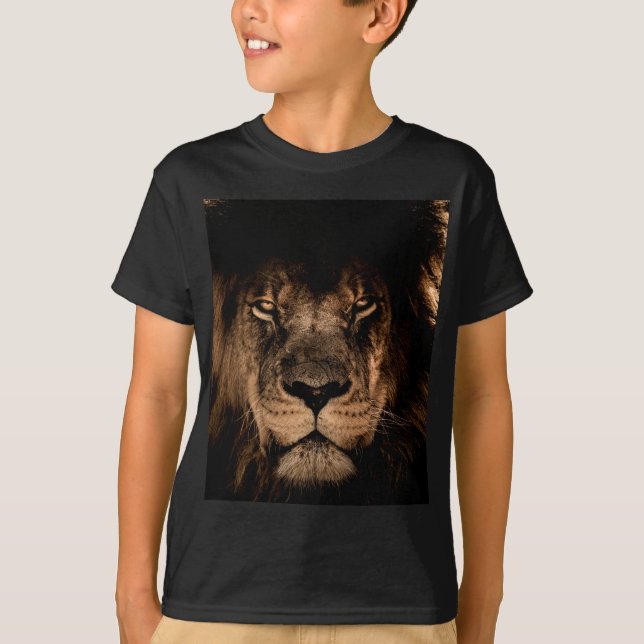 Camiseta león africano mane eye (Anverso)