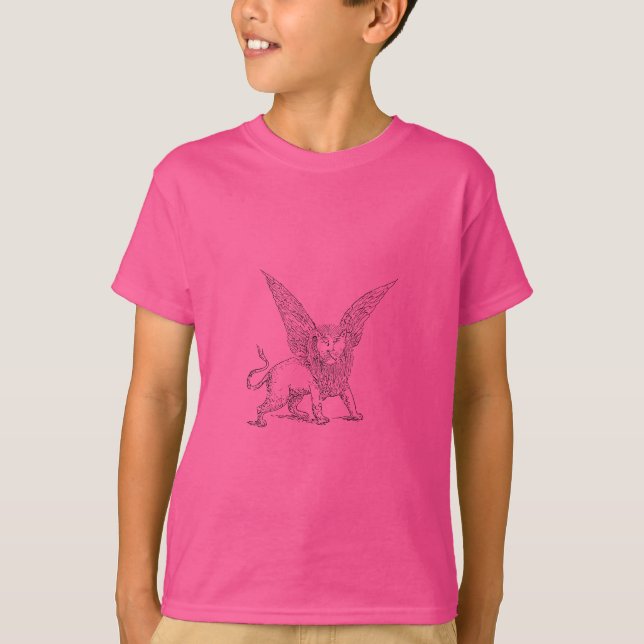 Camiseta León alado símbolo de San Marcos (Anverso)