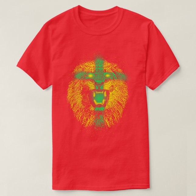Camiseta León amarillo (Diseño del anverso)