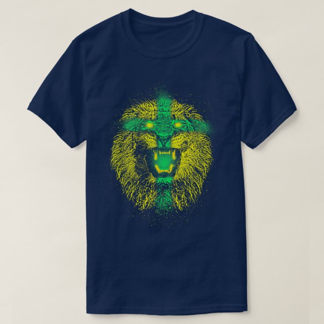Camiseta León amarillo (Diseño del anverso)