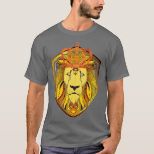 Camiseta León animal de la cultura africana