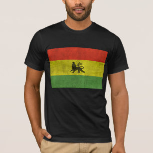 Camiseta León apenado de la bandera de Judah Rasta