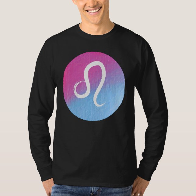 Camiseta León Astronomía Astrología Horoscopio Zodiaco Muje (Anverso)