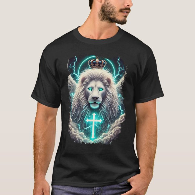 Camiseta León Blanco De Judá (Anverso)
