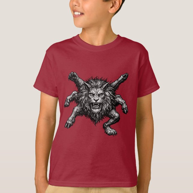 Camiseta León Buer del Reino Hueco (Anverso)