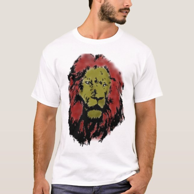 Camiseta León cabeza lion head (Anverso)
