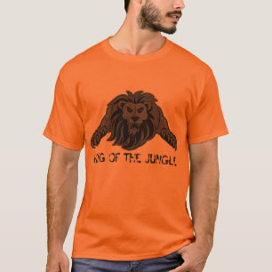 Camiseta león-camisa, REY OF THE JUNGLE