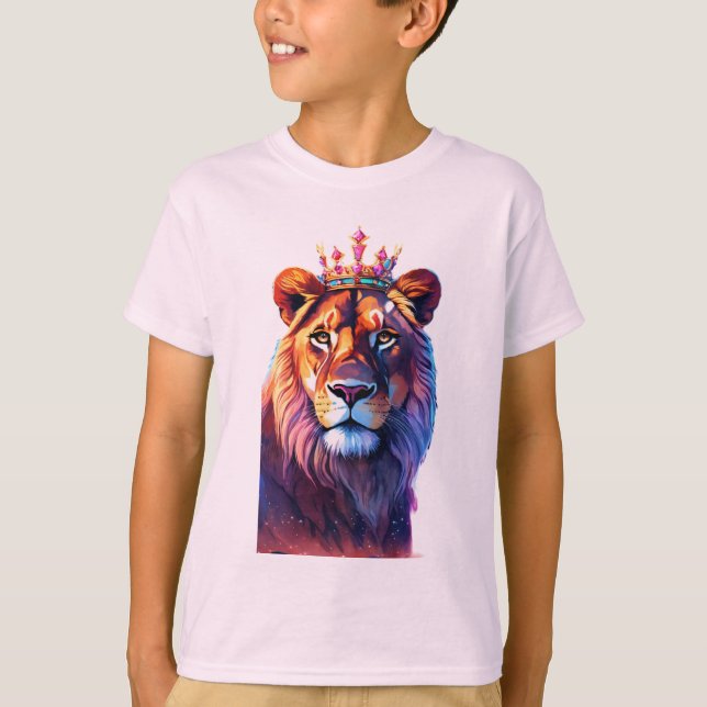 Camiseta León celeste (Anverso)
