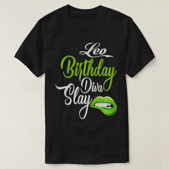 Camiseta León Chica de León Gráfico de LIp Diva Sl (Diseño del anverso)