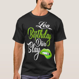 Camiseta León Chica de León Gráfico de LIp Diva Sl