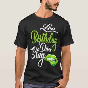 Camiseta León Chica de León Gráfico de LIp Diva Sl
