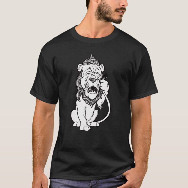 Camiseta León cobarde (Anverso)
