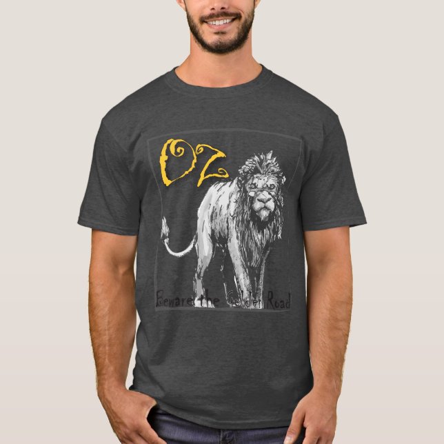 Camiseta León cobarde de OZ (Anverso)