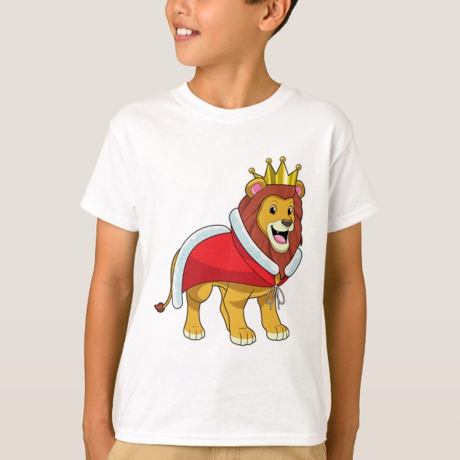 Camiseta León como Rey con corona y Cabo (Anverso)