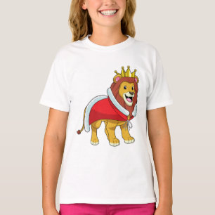 Camiseta León como Rey con corona y Cabo