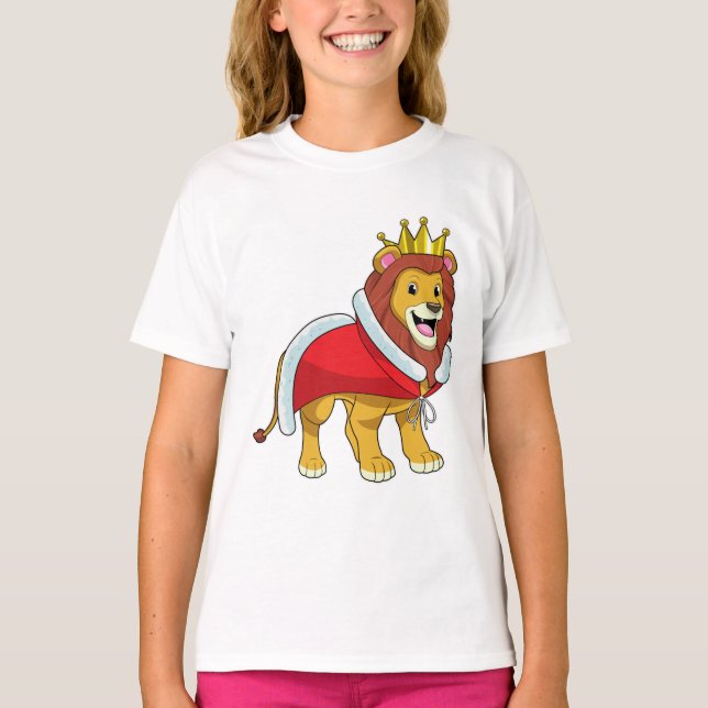 Camiseta León como Rey con corona y Cabo (Anverso)