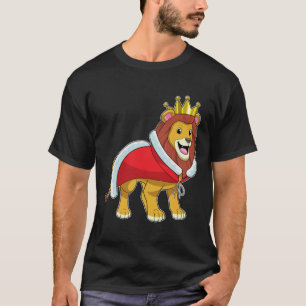 Camiseta León como Rey con corona y Cabo