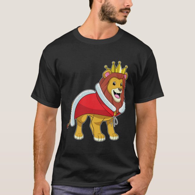 Camiseta León como Rey con corona y Cabo (Anverso)