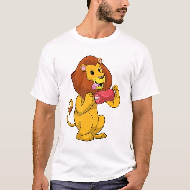 Camiseta León con carne (Anverso)