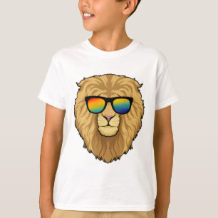 Camiseta León con gafas de sol