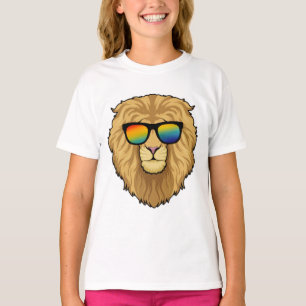 Camiseta León con gafas de sol