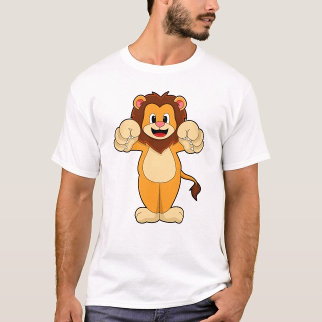 Camiseta León con grandes banderas (Anverso)