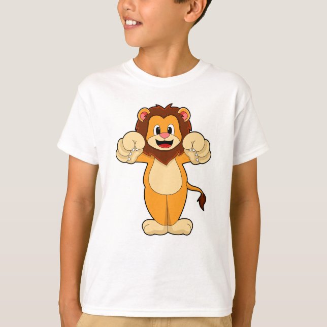 Camiseta León con grandes banderas (Anverso)