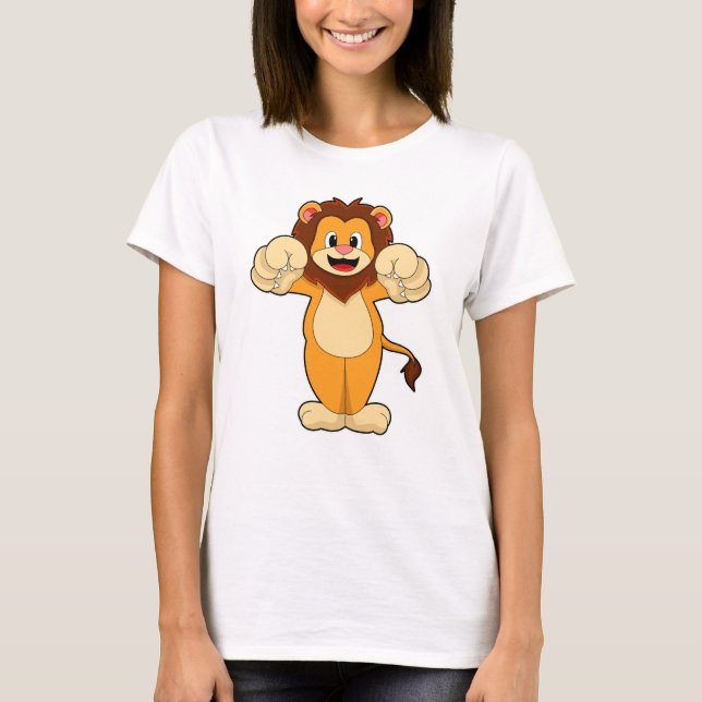 Camiseta León con grandes banderas (Anverso)
