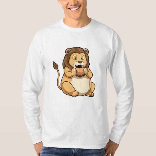 Camiseta León con hamburguesa (Anverso)