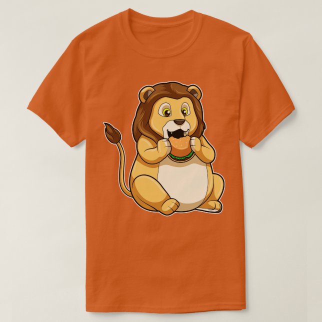 Camiseta León con hamburguesa (Diseño del anverso)
