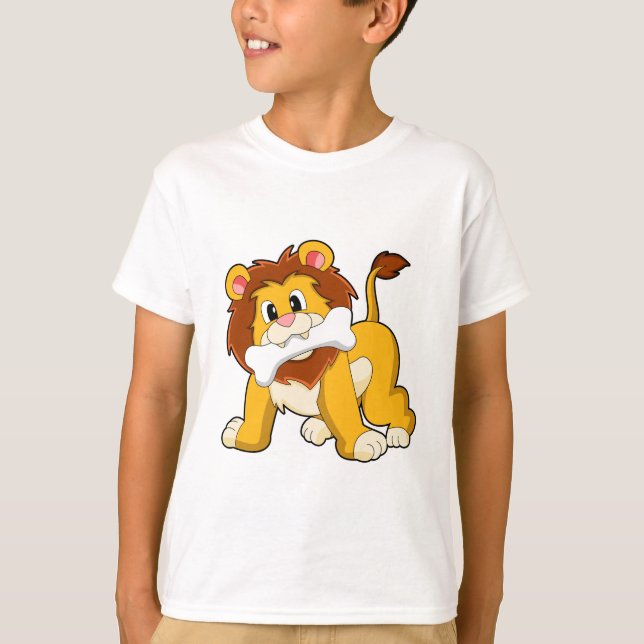 Camiseta León con Hueso (Anverso)