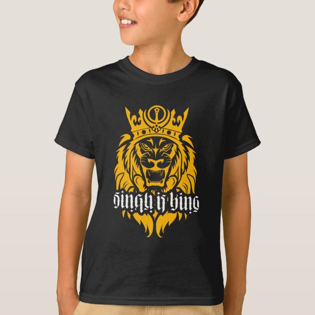 CAMISETA LEÓN CON KHANDA (Anverso)