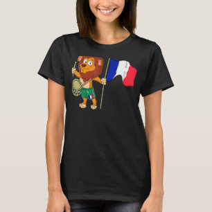 Camiseta León con la bandera francesa