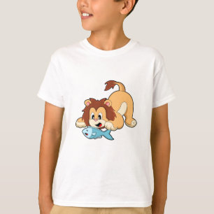 Camiseta León con peces