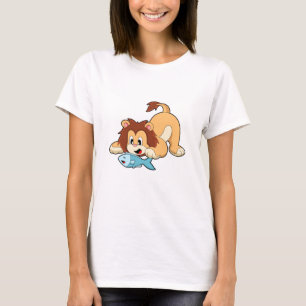 Camiseta León con peces