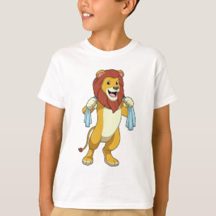 Camiseta León con toalla para ducha