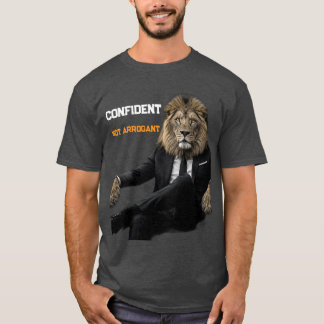 Camiseta León confiado con traje