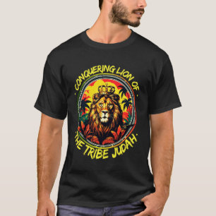 Camiseta León conquistador de la tribu de Judá hebreo israe