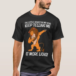 Camiseta León Cool Para Hombres Mujeres Selva Safari Animal