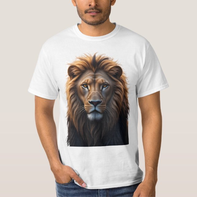 Camiseta León cósmico majestuoso (Anverso)