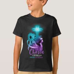 Camiseta León cristiano cruza la biblia religiosa versus su