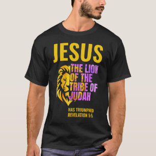 Camiseta León cristiano de la tribu de Judá JESÚS
