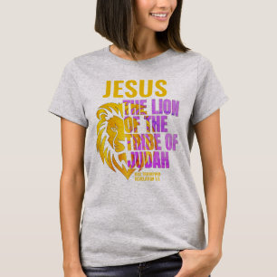 Camiseta León cristiano de la tribu de Judá JESÚS