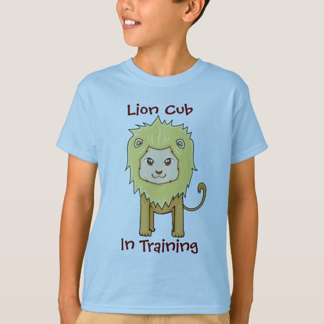 Camiseta León Cub en niños del entrenamiento (Anverso)