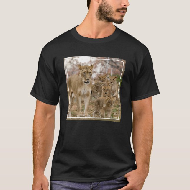 Camiseta León Cubs africano con la madre (Anverso)