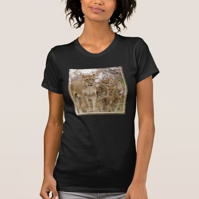 Camiseta León Cubs africano con la madre (Anverso)