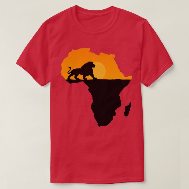 Camiseta León de África (Diseño del anverso)