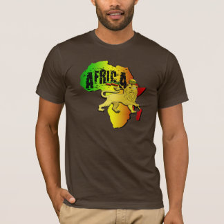 Camiseta León de África del reggae del león de Zion